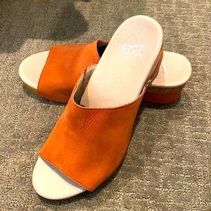 Dansko burnt orange clogs- Size 37